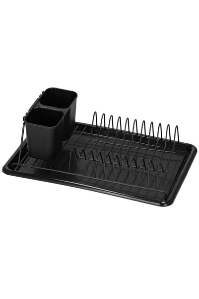 SERSIMO Uscator de vase cu suport tacamuri, din otel cromat, cu tava de scurg...