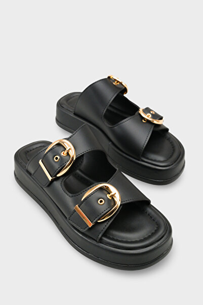 Capone Outfitters Papuci de damă Vivien cu toc pană și cataramă dublă cu bretele