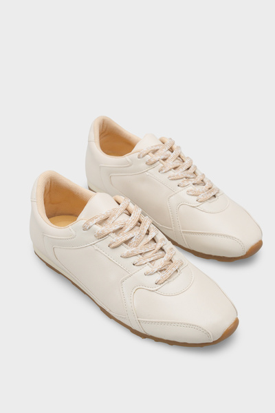 Capone Outfitters Catarina Yan Striped Detail Lace-Up Casual Sports Women's S...