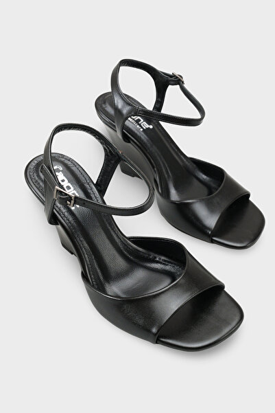 Capone Outfitters Pantofi de damă Fanni, căptușiți cu piele naturală, cu toc ...