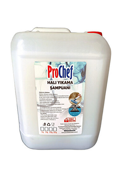 Prochef Halı ve Koltuk Yıkama Şampuanı Oksijen Bazlı Elde Yıkama 5 Kg - 5 Lt
