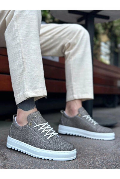 BOA BA0152 Lace-up High Sole Brown Melted Men's Shoes