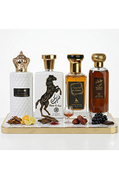 Arab Σετ 4 αρωμάτων για άνδρες Arabian 100ML - Oud Romancia + Malik Al + Al H...