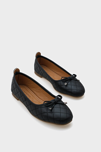 Capone Outfitters Pikowane baleriny damskie Hana Trend