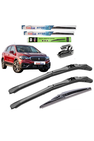 TEAMCAR Υαλοκαθαριστήρες Suzuki SX4 S-Cross (2013-σήμερα) Πλήρες σετ υβριδικών
