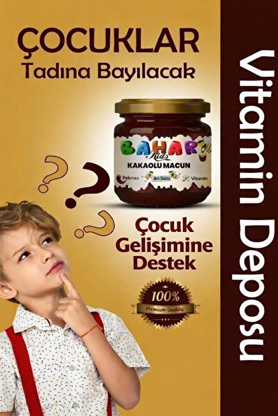 Bahar Kids kilo-aldırıcı iştah açıcı çocuklar için Arı Sütü Pekmez Bal Ve Vit...