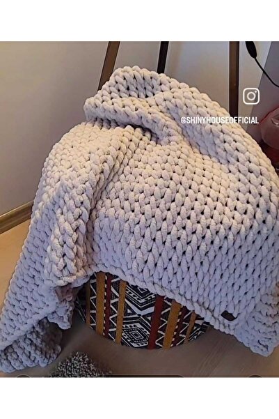 Shiny House Official El Yapımı Dekoratif Koltuk Şalı / Tv Battaniyesi – Kalın...