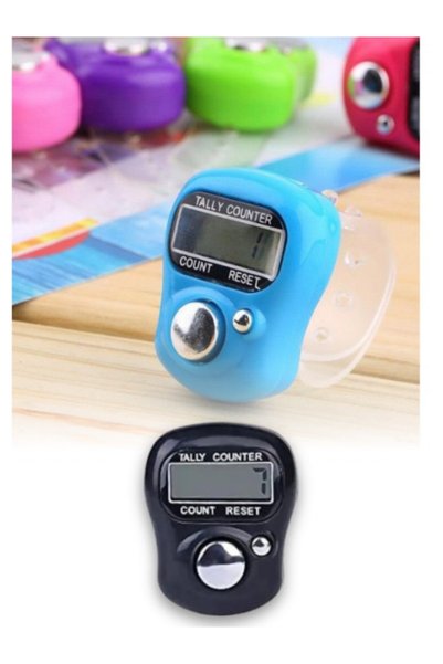 Keskon Digital Colorful Zikirmatik – Ergonomic One-Key Zikir Counter Portable Zikir Counting Tool