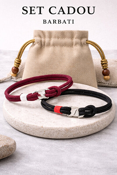 OutfitModa Set Brățări Bărbați Fashion – Stil Urban, Reglabile, Cadou Ideal