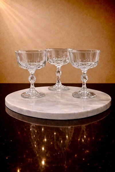 city glass Crystalita Magnolia Cup Tatlı&dondurma Kasesi 6 Adet 250 Ml