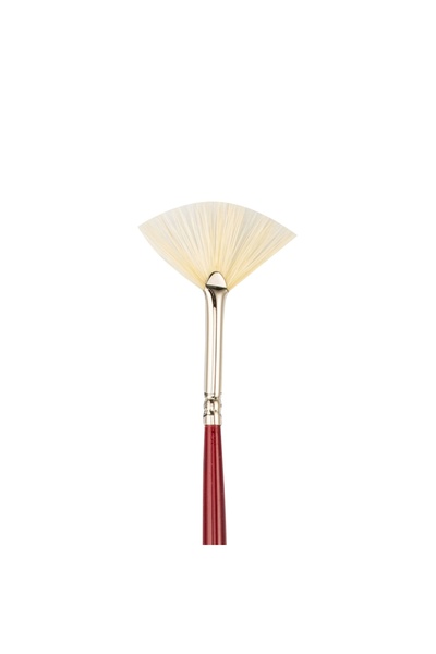 Bigpoint 113 Series Natural Bristle Fan Brush No: 2 X 12 Pieces