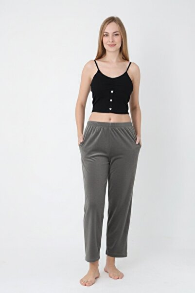 NETLY Women's Soft Velvet Winter Sweatpants with Pockets (Altinay)