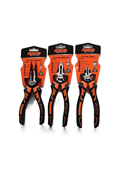 Rico RİCO Pense Yankeski Kargaburun Seti 160 MM Profesyonel