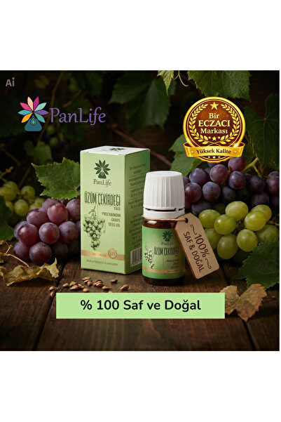 Üzüm Çekirdeği Yağı 10 ml Soğuk Sıkım %100 Doğal – Cilt ve Saç Bakım Yağı