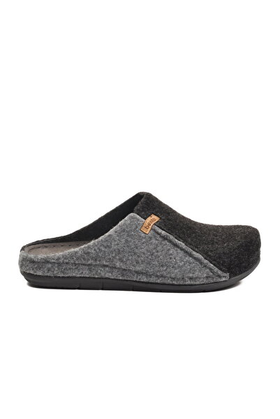 Aspor Black Gray Men's House Slippers