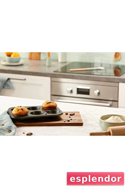 esplendor 2 Cupcake Oven Molds, 6 Large Compartment Muffin Cake Molds