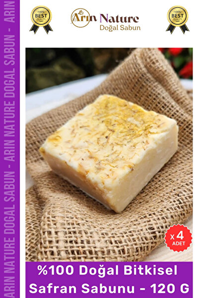 Carlburn # صابون الزعفران العشبي الأصلي 100% طبيعي وذو رائحة جميلة للشعر والو...