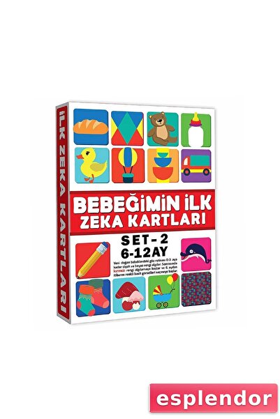 esplendor 2205 بطاقات تعليمية بطاقات ذكاء من 6 إلى 12 شهرًا