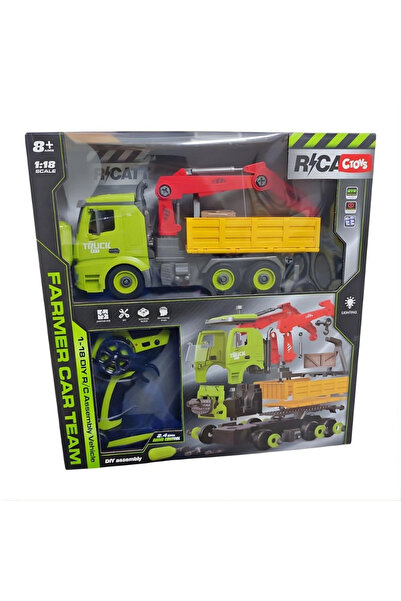 TOYFEST Işıklı Uzaktan Kumandalı Sök Tak Vinçli Kamyon