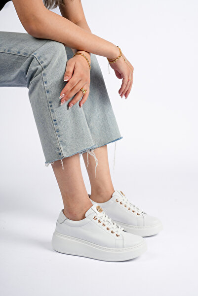 Paris Genuine Leather Women's Sneaker Comfort Soft Casual Sports Shoes
