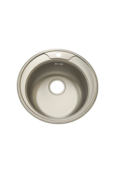 OEM Νιπτήρας κουζίνας από ανοξείδωτο ατσάλι, D 49 εκατοστά, βάθος λεκάνης 17 ...