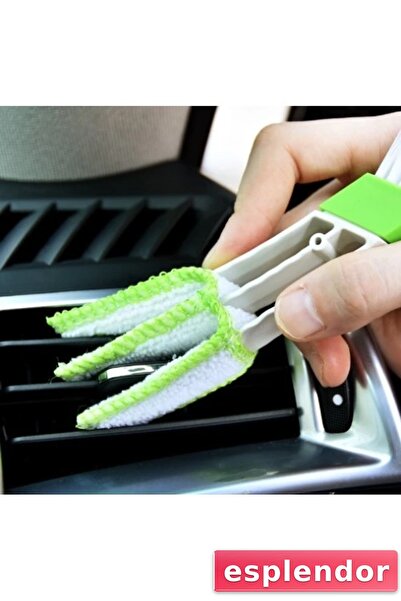 esplendor مكيف هواء السيارة وفرشاة تنظيف التفاصيل