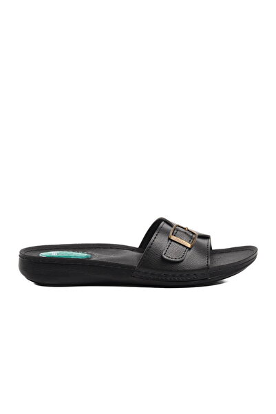 Aspor Black Women's Slippers