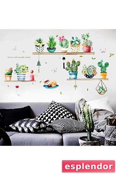 esplendor مجموعة ملصقات لاصقة بتصميم مختلط مع تصميم رف MC-664