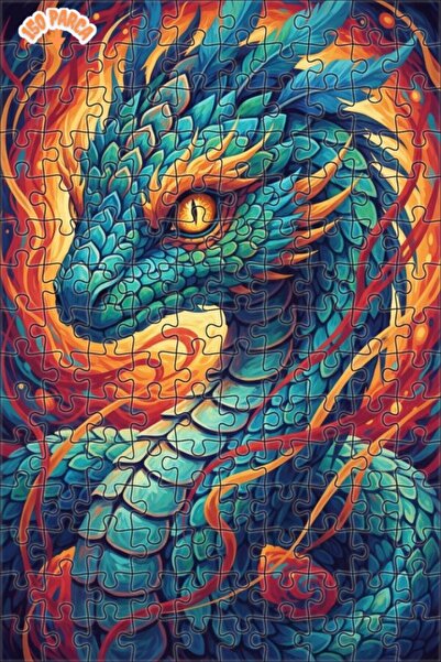 Esranın Dünyası Dragon Fire Dance Lookalike Wooden Puzzle 150 Pieces 20X30