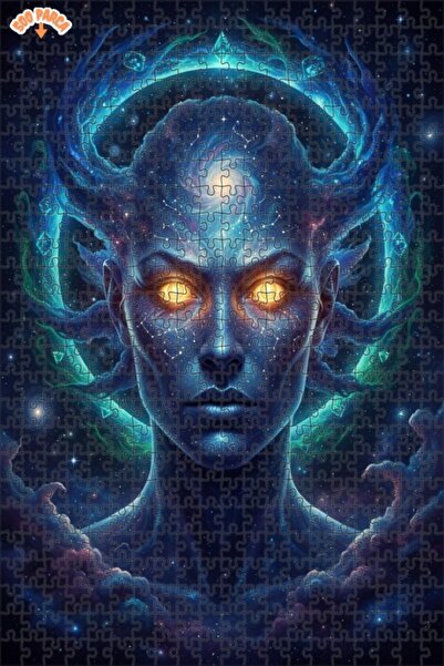 Esranın Dünyası لغز خشبي مكون من مزدوج الطبقات قطعة بتصميم لوحة زيتية لروح كو...