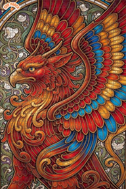 Esranın Dünyası Magical Creature Griffin Oil Painting Lookalike Double-Layer ...