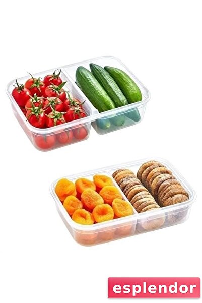 esplendor حاوية تخزين طعام سعة 1 لتر مع حشية مانعة للتسرب وغطاء قابل للقفل -L...