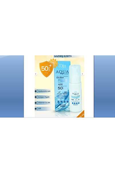 Diuerma DİU AQUA GÜNEŞ KREMİ 50+SPF 75ML-MAVİ