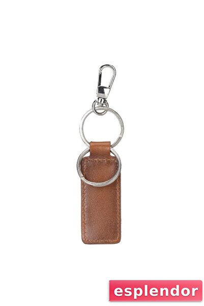 esplendor Mina Leather Keychain Rst2Ef Tan