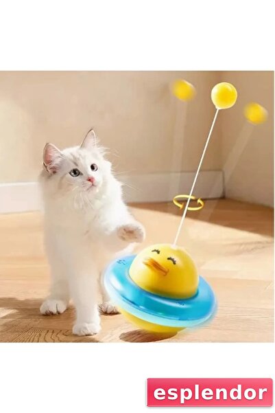 esplendor Ufo Shaped Duck Cat Toy