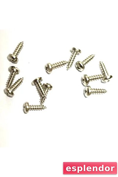 esplendor برغي فولاذي مطلي بالنيكل لتثبيت المشابك والمفصلات 100 قطعة