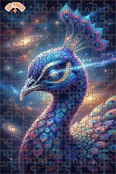 Esranın Dünyası Universal Peacock Beauty Oil Painting Lookalike Double-Layer ...