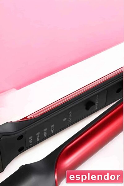 esplendor Hair Straightener High Heat Adjustable Ceramic Coating