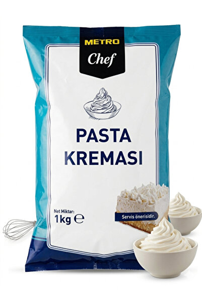 Metro Chef Profesyonel Toz Pasta Kreması 1 kg | Pasta ve Tatlılarınızda Pasta...