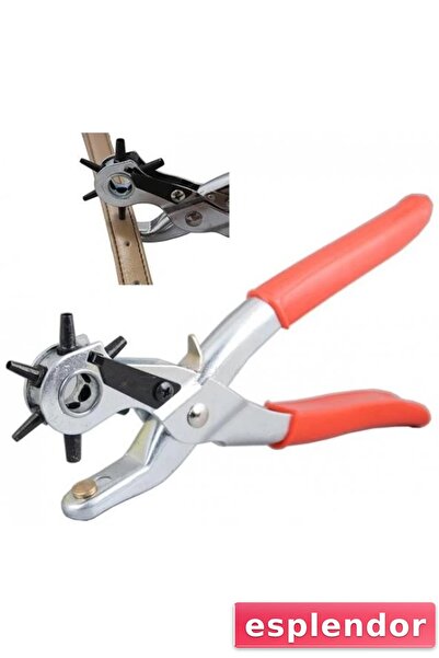 esplendor كماشة ثقب الحزام الفاخرة أداة فتح ثقب الحزام