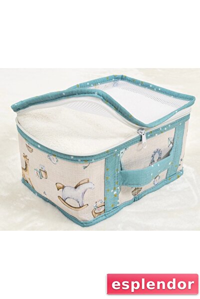 esplendor Baby 6-Piece Patterned Mesh Suitcase Organizer Multi-Purpose Organi...