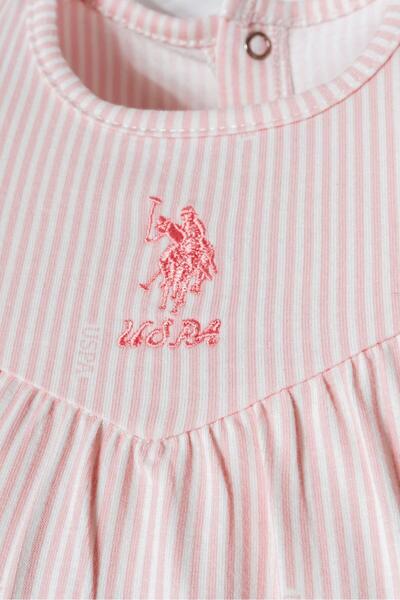 U.S. Polo Assn. طقم تي شيرت وشورت للفتيات الصغيرات، طقم صيفي للأطفال
