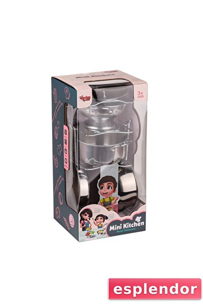 esplendor 683G-2 طقم أواني طهي فولاذية 7 قطع - لعبة فارديم