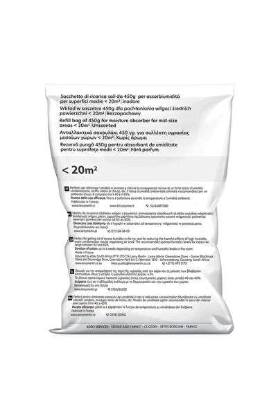 OEM Moisture absorber refill for medium surfaces, 450 g