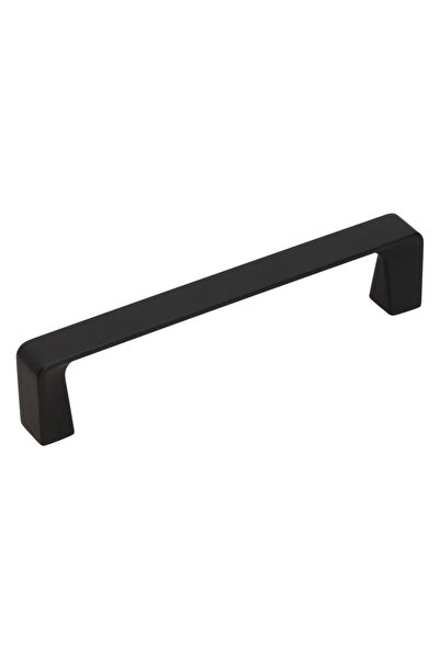 OEM Soft Touch furniture handle, 128 mm, zamak, black, painted