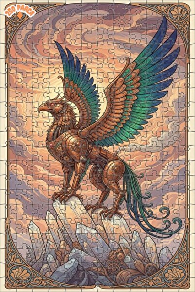 Esranın Dünyası Mechanical Griffin Art Double-Layer Framed Wooden Puzzle 250 ...
