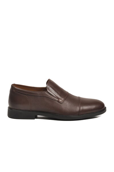 Aspor Brown Genuine Leather Men's Classic Shoes