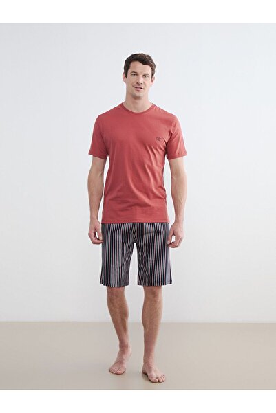 LC Waikiki Standard Fit Men's Pajama Set with Shorts