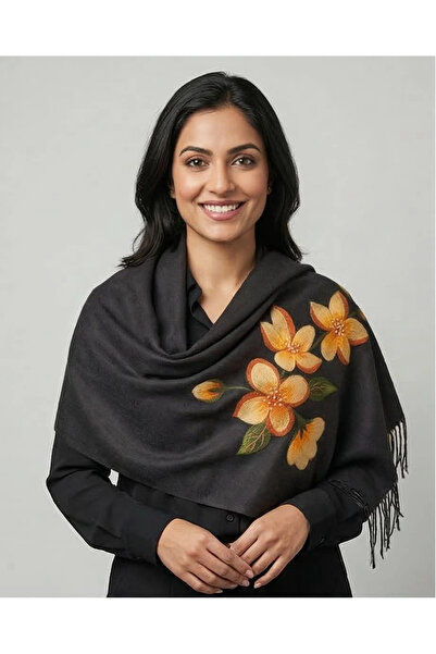 Elit Scarf شال الكتف الكشميري المطرز بالشعر