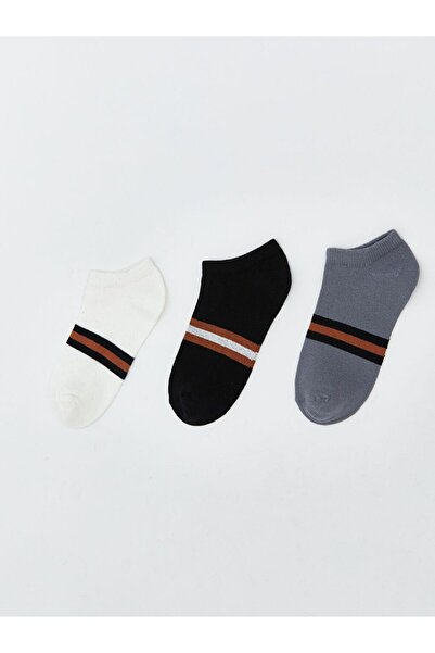 LC Waikiki Striped Boy's Booties Socks 3 pcs